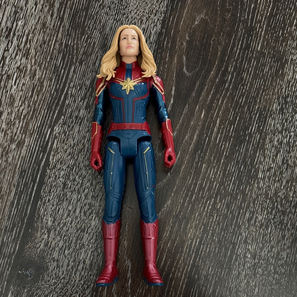 Marvel Captain Marvel Action Figure - Red and Blue